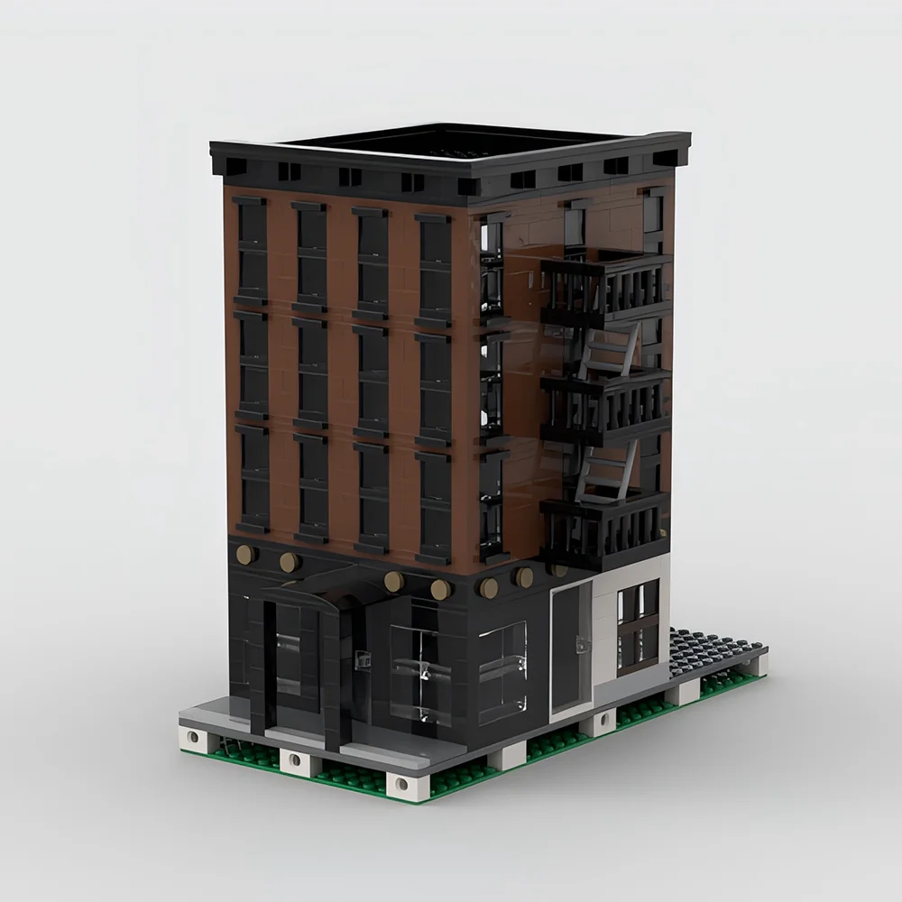 NEW YORK APARTMENT BUILDING brick model kit