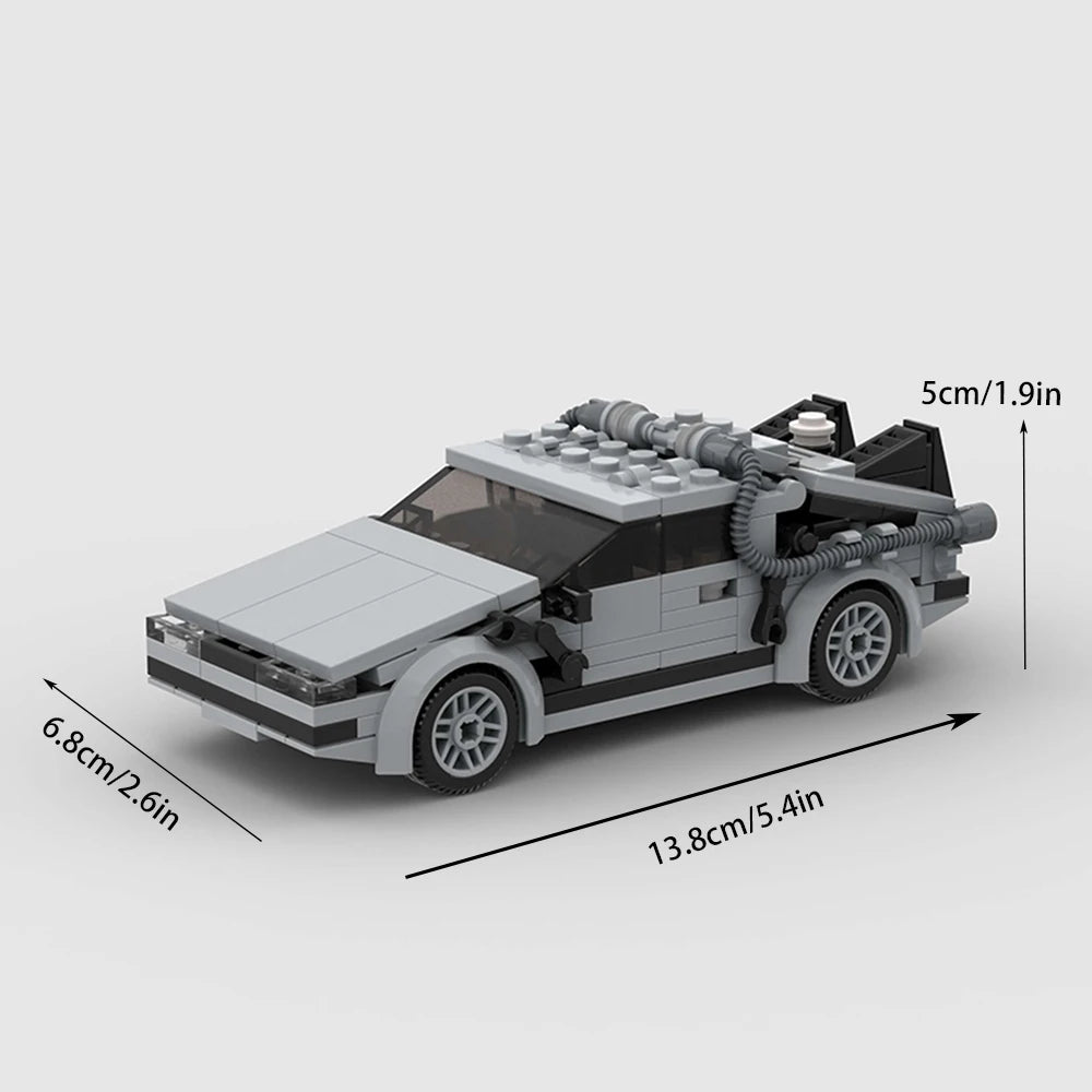 DMC DELOREAN - BACK TO THE FUTURE brick model kit