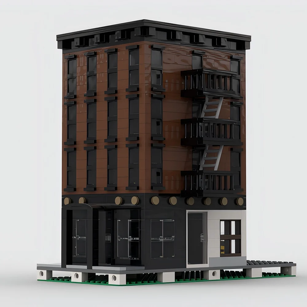 NEW YORK APARTMENT BUILDING brick model kit