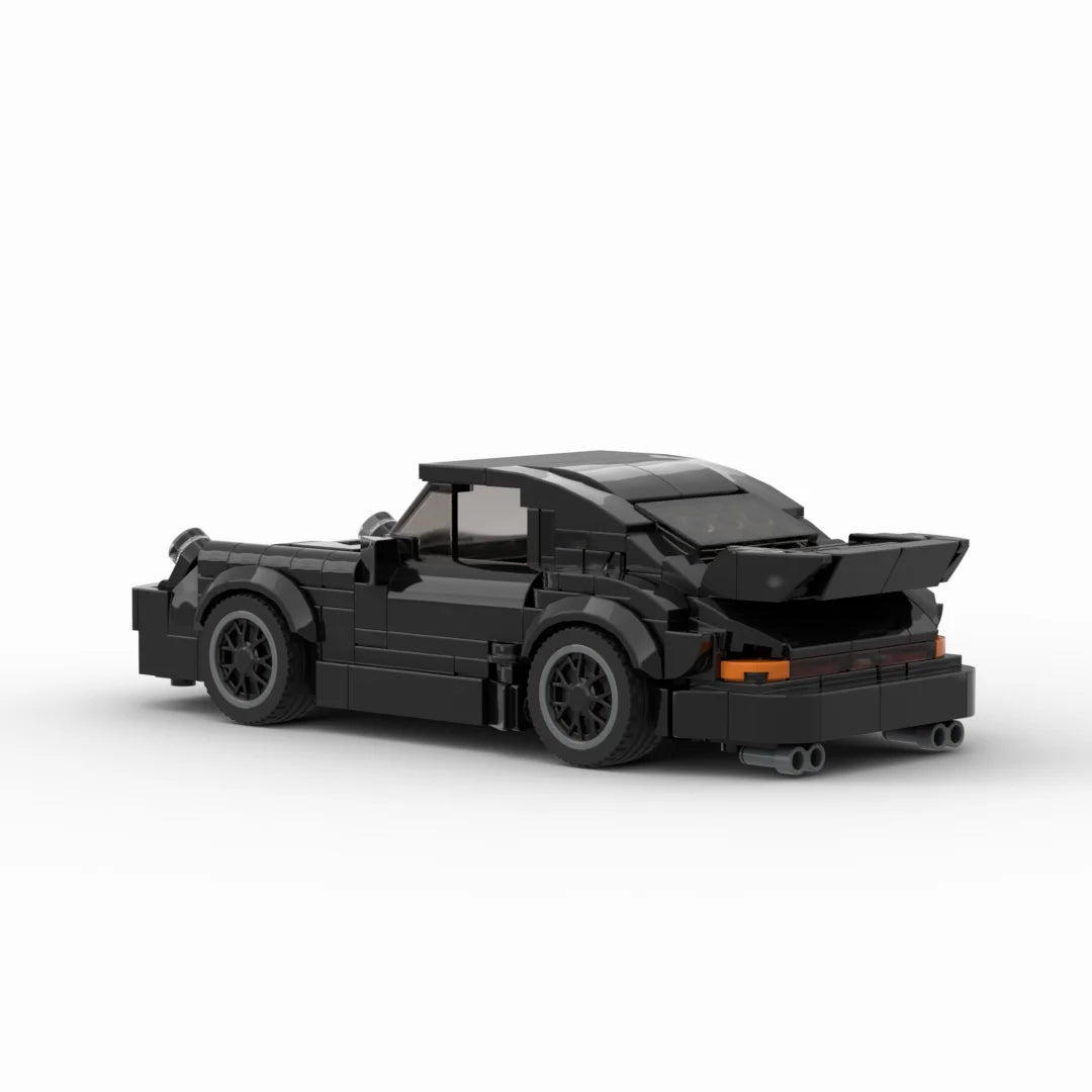 PORSCHE 911 TURBO - BLACKBIRD brick model kit