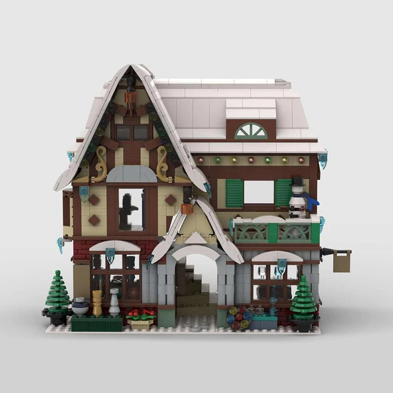 WINTER HOUSE brick model kit