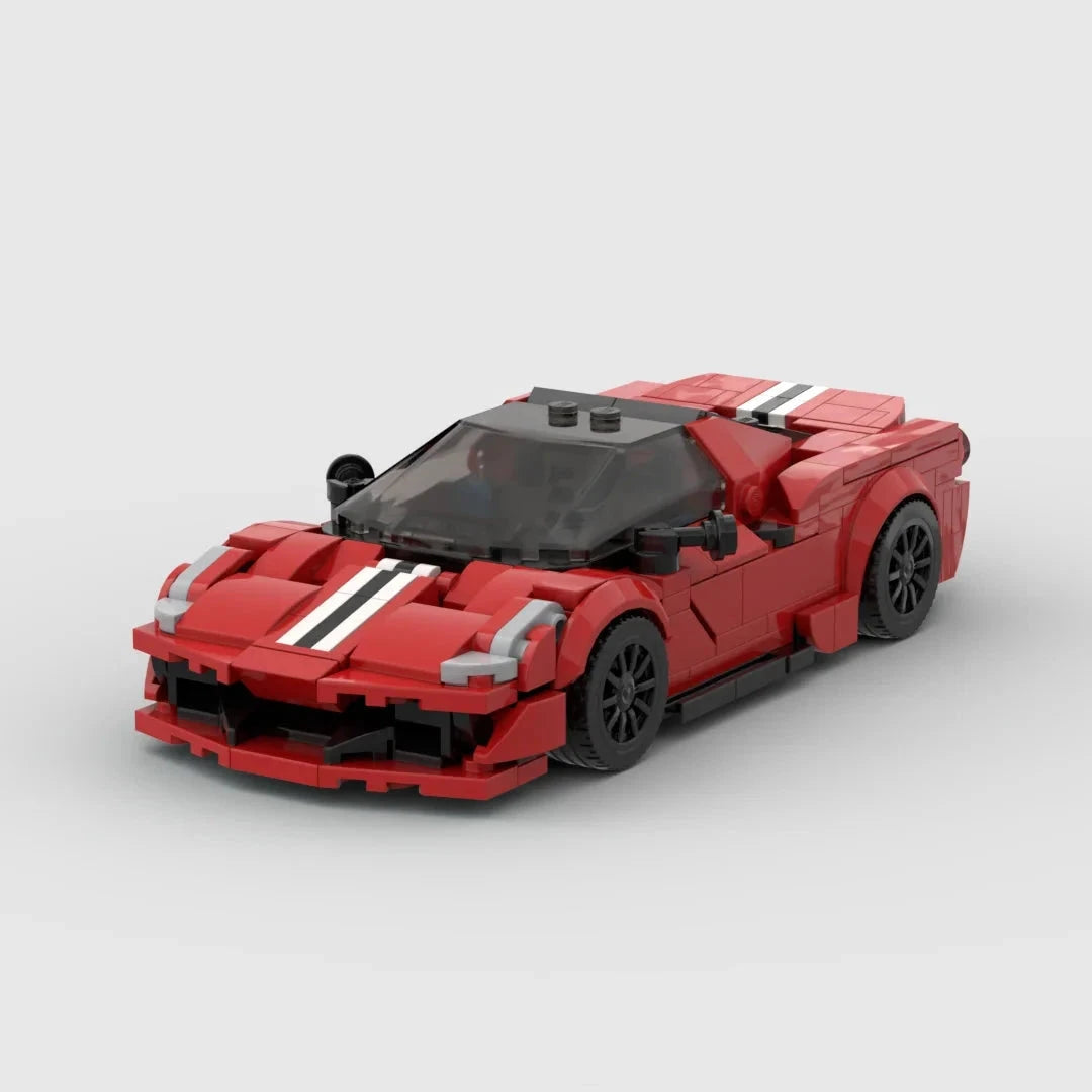 FERRARI 488 PISTA brick model kit
