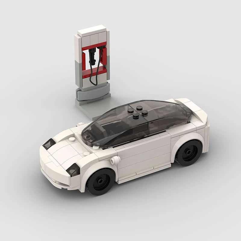 TESLA MODEL S brick model kit