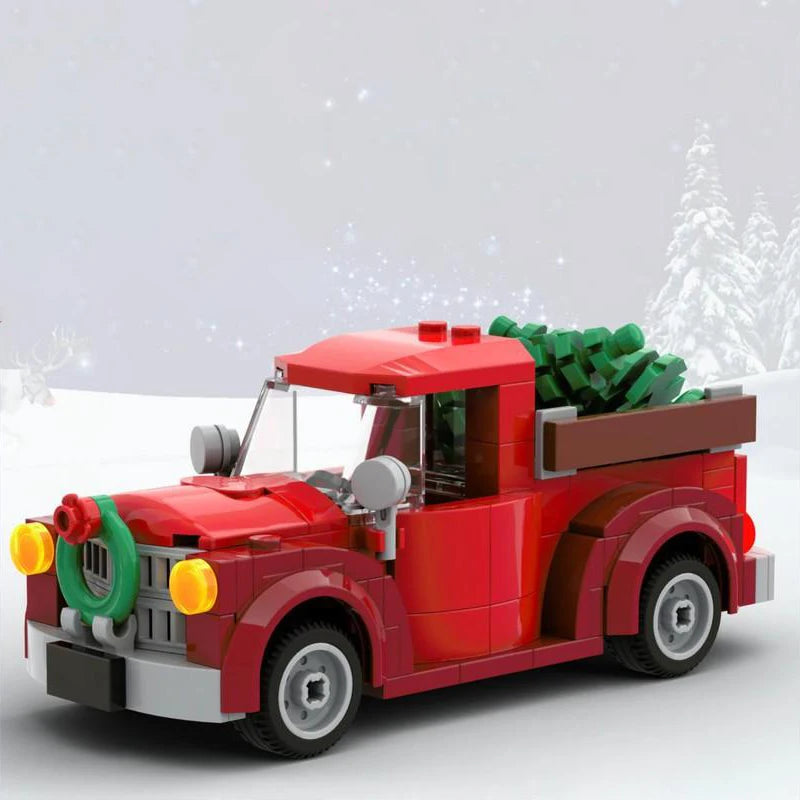 CHRISTMAS CAR brick model kit