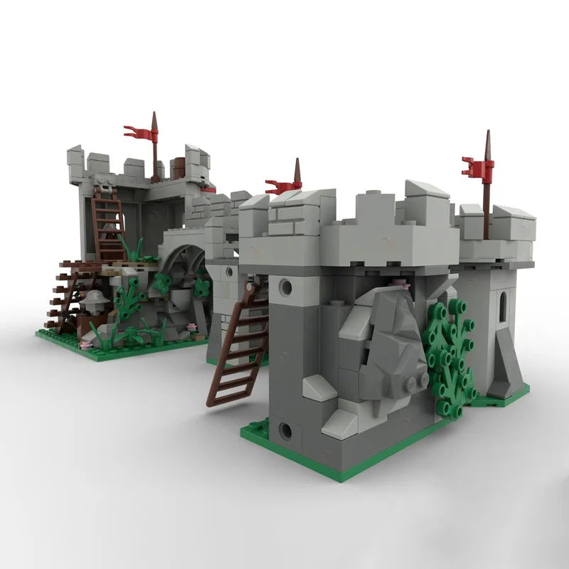 MEDIEVAL CASTLE OUTPOST brick model kit