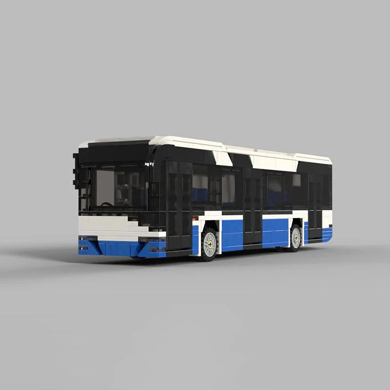 LOW-FLOOR BUS brick model kit