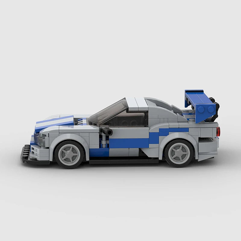 NISSAN R34 SKYLINE GTR brick model kit
