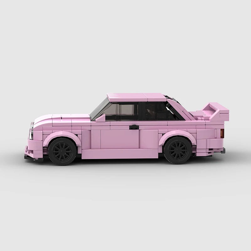 BMW M3 E30 PINK EDITION brick model kit