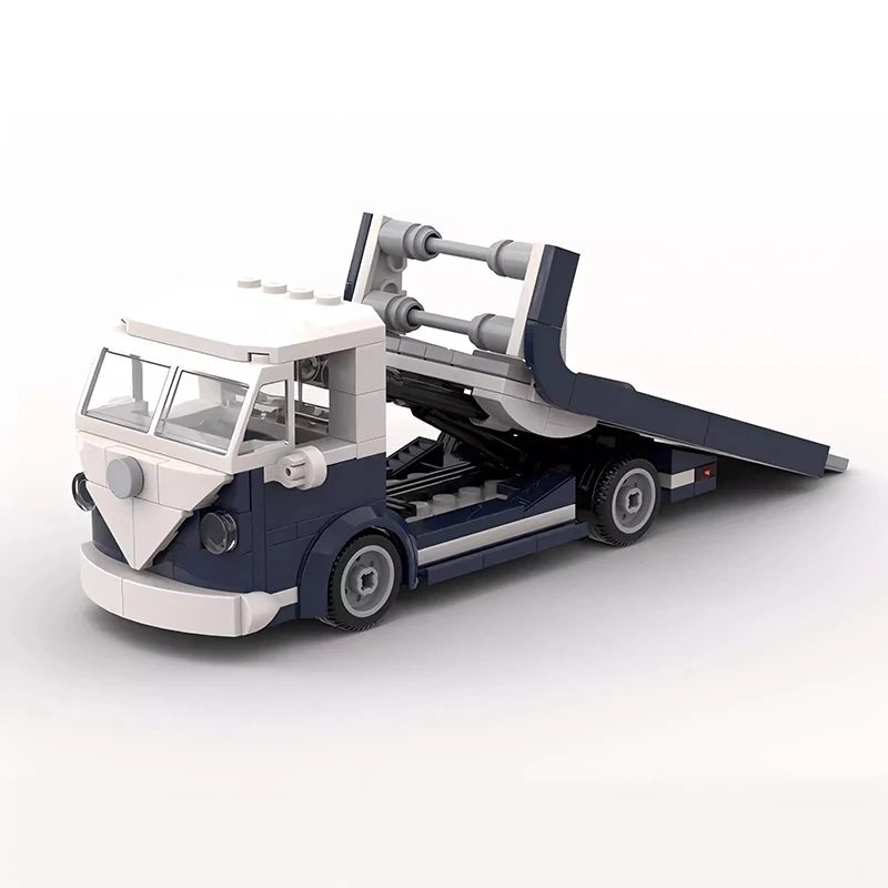 VW T1 MINI SCALE TOW TRUCK brick model kit