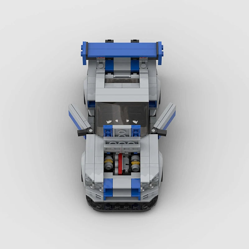 NISSAN R34 SKYLINE GTR brick model kit