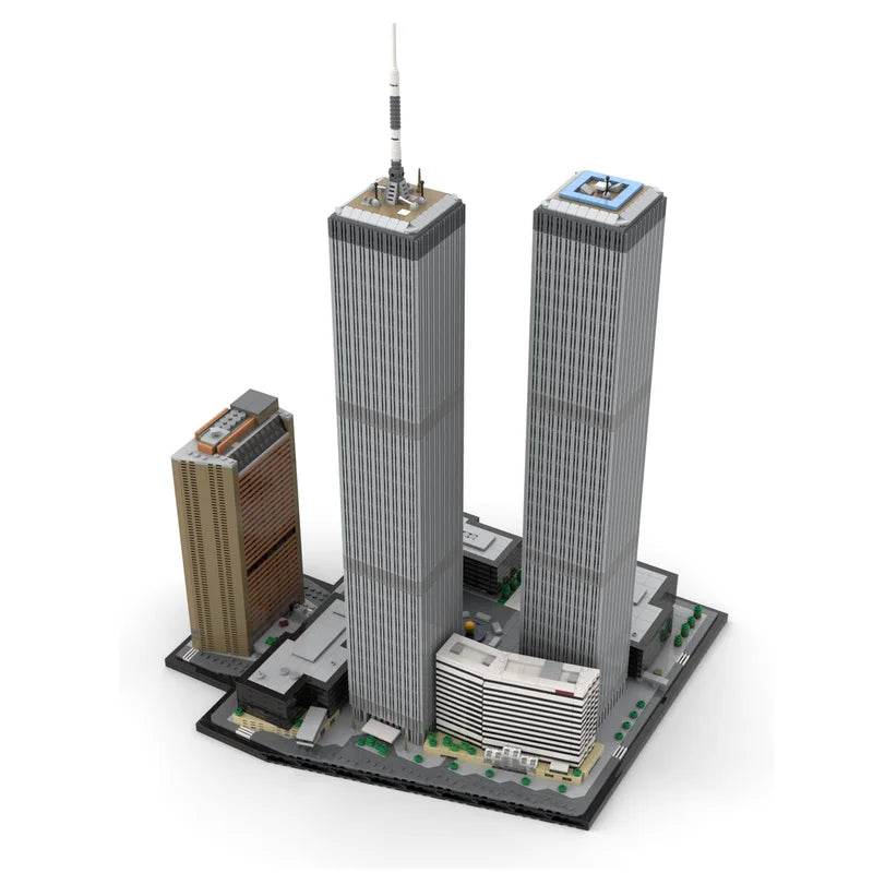 WORLD TRADE CENTER COMPLEX brick model kit