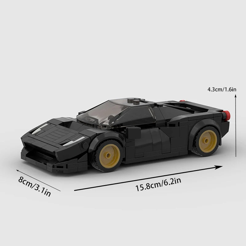 FERRARI 488 PISTA brick model kit