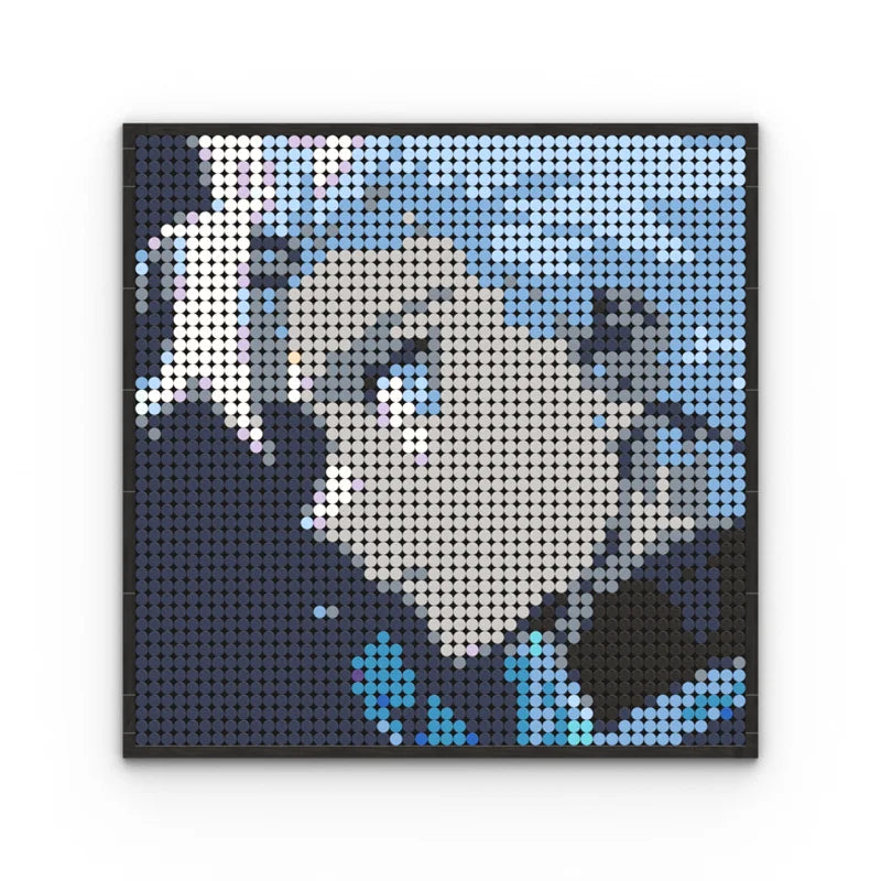 BLUE RESOLVE pixel art