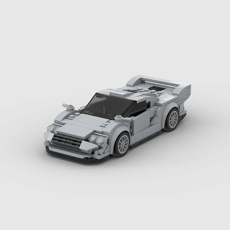 MERCEDES BENZ CLK GTR V2 brick model kit