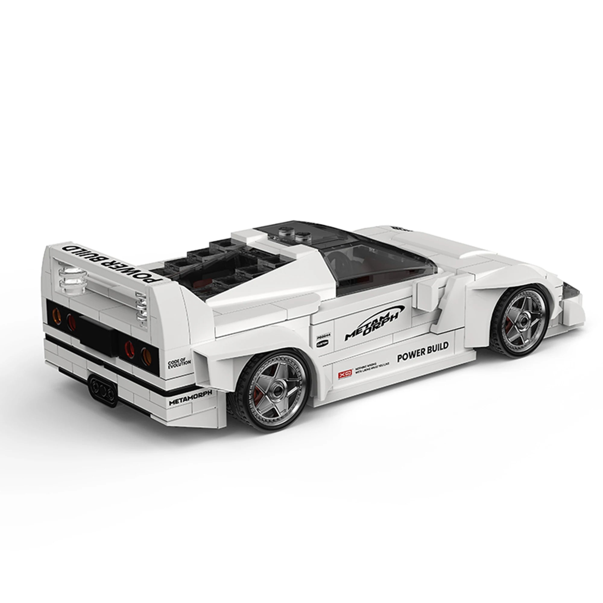 LAMBORGHINI COUNTACH WITH DISPLAY CONTAINER brick model kit