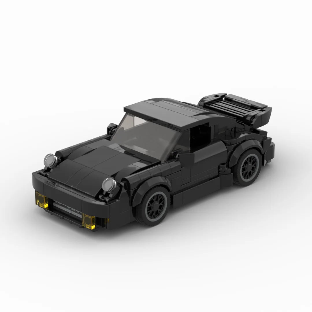 PORSCHE 911 TURBO - BLACKBIRD brick model kit