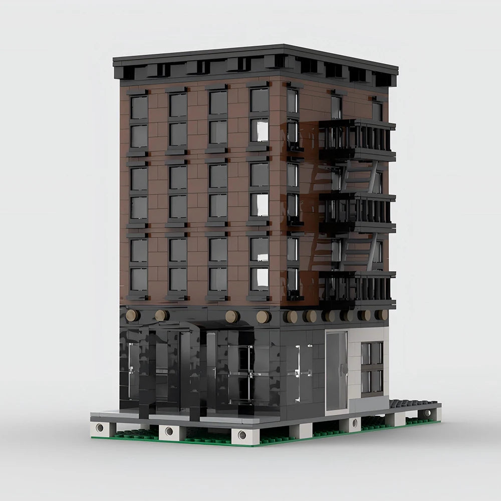 NEW YORK APARTMENT BUILDING brick model kit