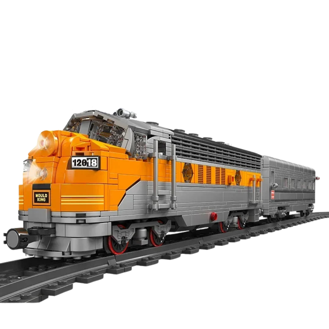 EMD F7 WP DIESEL LOCOMOTIVE motorised brick model kit