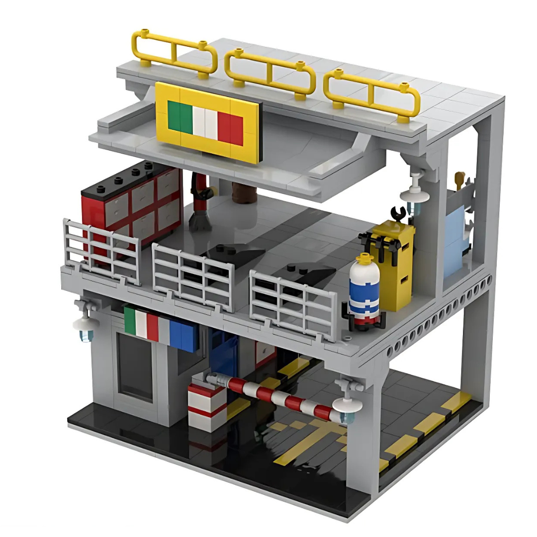 GARAGE ENTRANCE brick model kit