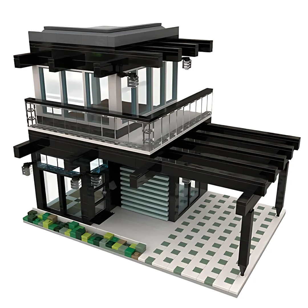 MODERN MANSION brick model kit