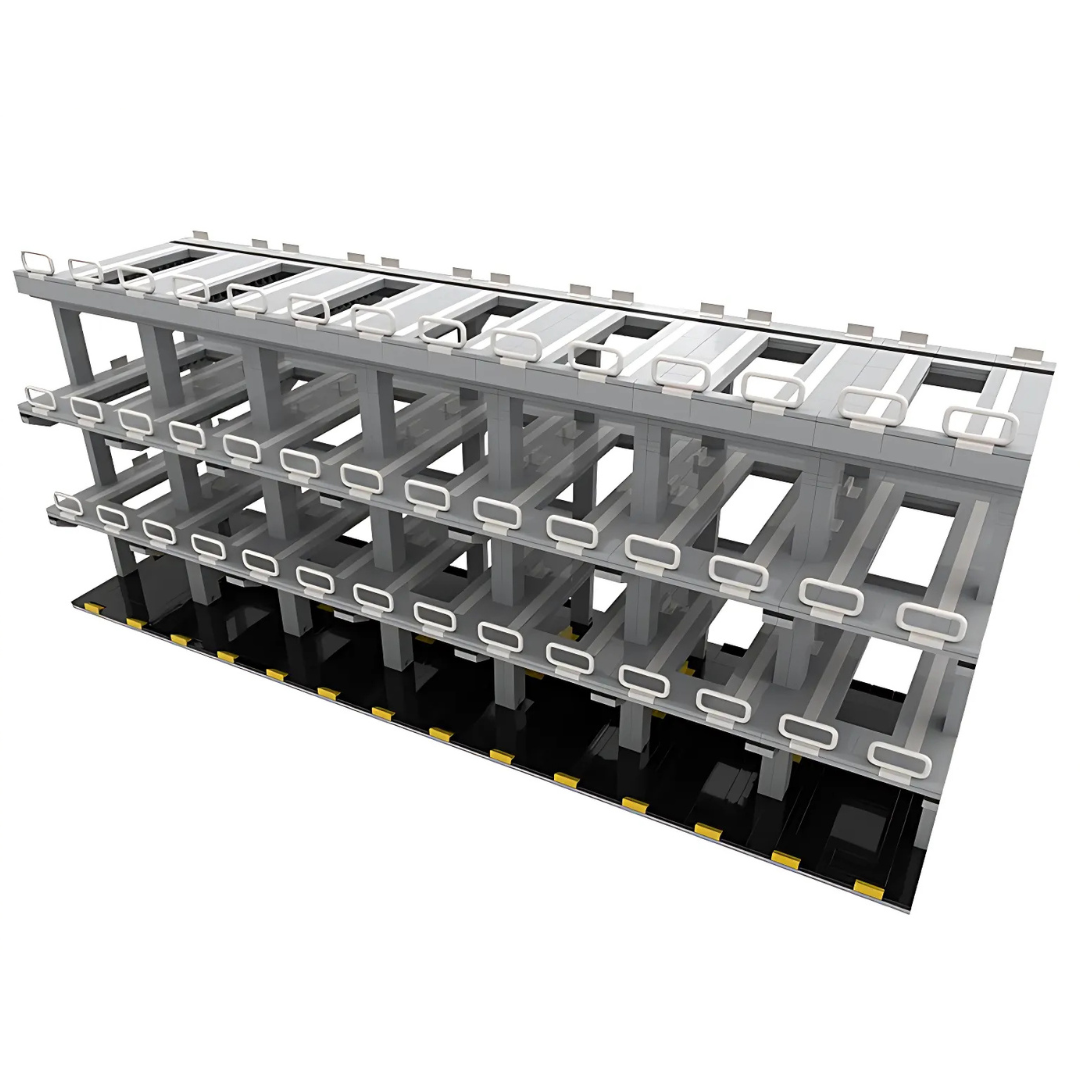 4-LEVEL CAR GARAGE brick model kit